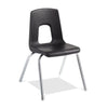 Alumni Educational Solutions | Classic Four Leg Chair | Glide or Caster Options Stack Chair, Student Chair Alumni Educational Solutions 