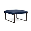 Cameo Single Seat Lounge Bench Lounge Seating, Modular Lounge Seating SitOnIt Frame Color Bronze Fabric Color Navy 