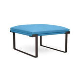 Cameo Single Seat Lounge Bench Lounge Seating, Modular Lounge Seating SitOnIt Frame Color Bronze Fabric Color Ocean 