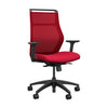 Hexy Conference Chair Conference Chair, Meeting Chair SitOnIt Frame Color Black Mesh Color Fire Fabric Color Fire