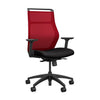 Hexy Conference Chair Conference Chair, Meeting Chair SitOnIt Frame Color Black Mesh Color Fire Fabric Color Licorice