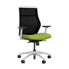 Hexy Conference Chair Conference Chair, Meeting Chair SitOnIt Frame Color White Mesh Color Onyx Fabric Color Apple