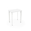 Intellect Wave 4-Leg Desk Laminate Top Classroom Desks, Sit-to-Stand KI Edge Color Frosty White Frame Color Cottonwood Laminate Color Frosty White