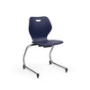 Intellect Wave Cantilever Chair 18" Classroom Chairs, Guest Chair, Cafe Chair, KI Frame Color Chrome Plastic Color Nordic 