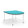 KI Ruckus Activity D-Shaped Table | Fixed or Height Adjustable Student Desk KI 