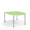 KI Ruckus Activity D-Shaped Table | Fixed or Height Adjustable Student Desk KI 