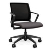 Movi Light Task Chair - Black Frame Office Chair, Conference Chair, Computer Chair, Teacher Chair, Meeting Chair SitOnIt Fabric Color Kiss Mesh Color Onyx 