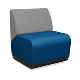 Pasea Single Seat Lounge Seating, Modular Lounge Seating SitOnIt Fabric Color Electric Blue Fabric Color Nickle 
