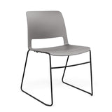 Sprout Wire Rod Chair Guest Chair, Cafe Chair SitOnIt Frame Color Black Plastic Color Sterling 