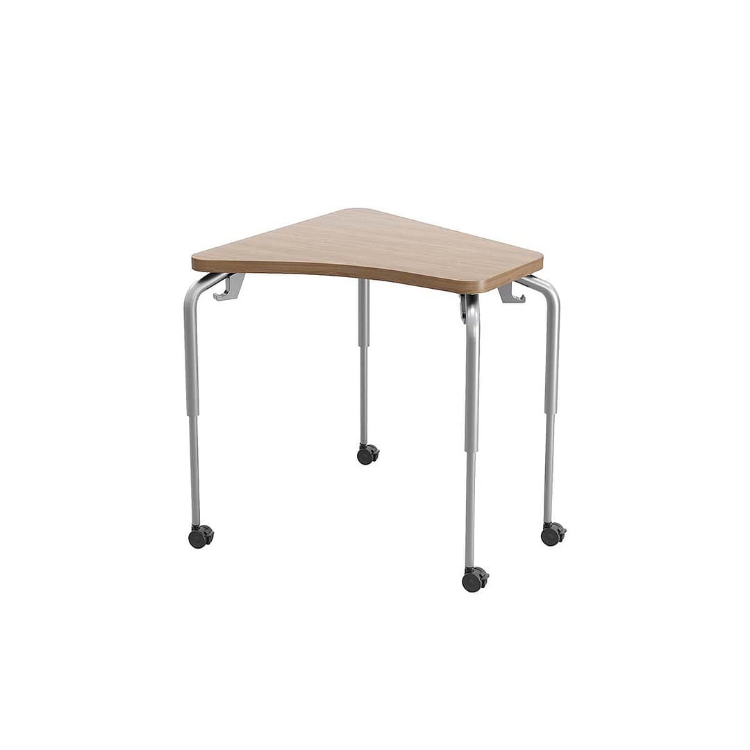 Numbers™ Single Student Petal Desk — Model 02135 Numbers Petal Student Desk - Left