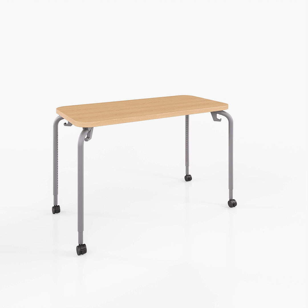 Numbers™ High Range Two-Student Desk 24 x 48 — Adjustable Height Two-Student Desk, 24 x 48