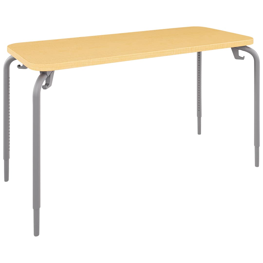 Numbers™ High Range Two-Student Desk 24 x 54 — Adjustable Height Two-Student Desk, 24 x 54