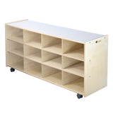 12 Large Bin Cubby Storage Unit – Low and Wide | Trojan Classroom Furniture Cubby & Multi-Storage Trojan Classroom Furniture 