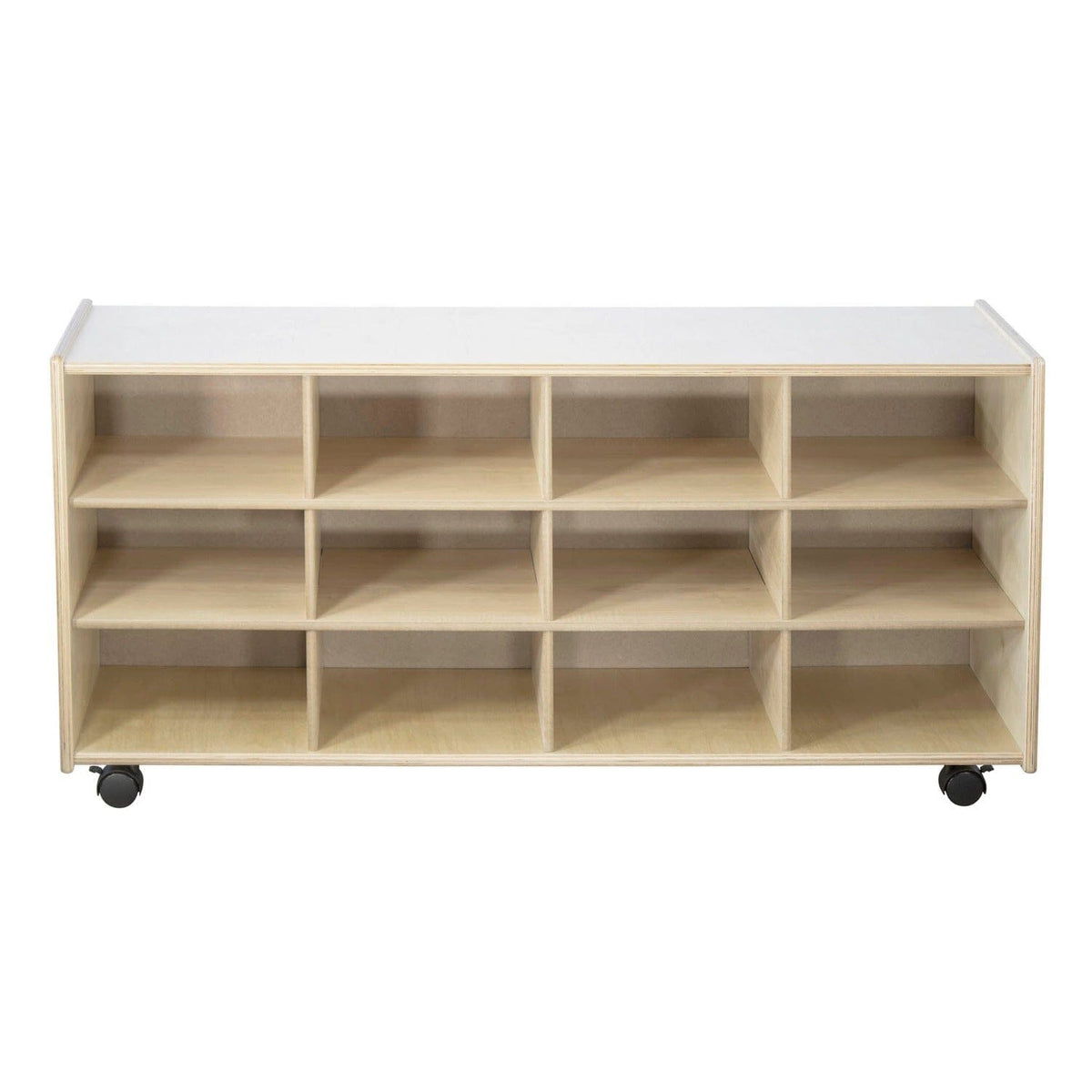 12 Large Bin Cubby Storage Unit – Low and Wide | Trojan Classroom Furniture Cubby & Multi-Storage Trojan Classroom Furniture 