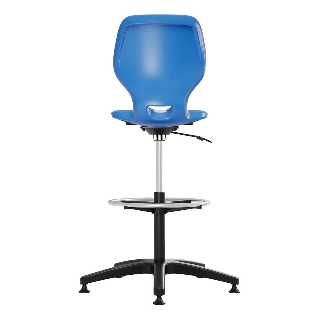Numbers™ Adjustable Height Stool — Model 22843 in Persian Blue