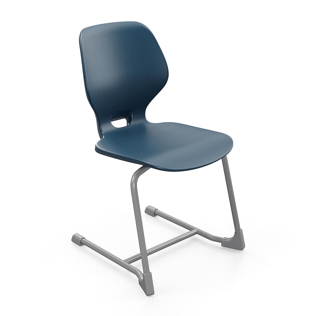 Numbers™ Cantilever Chair — Numbers Cantilever in Navy