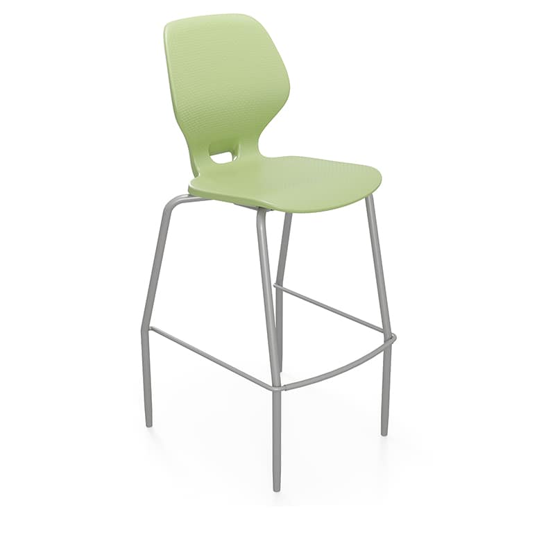 Numbers™ Fixed Height Stool — 30" Numbers Fixed Height Stool in Apple
