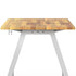 Planner® Studio 36″x72″ Butcher Block Table — Model 25215BUTCHER 36" x 72" @ 36"h, shown in Butcher block top and backpack hook.