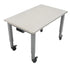 Planner® Studio Stainless Steel Table — Model 25254STAINLESS shown. 30x48 w/casters.