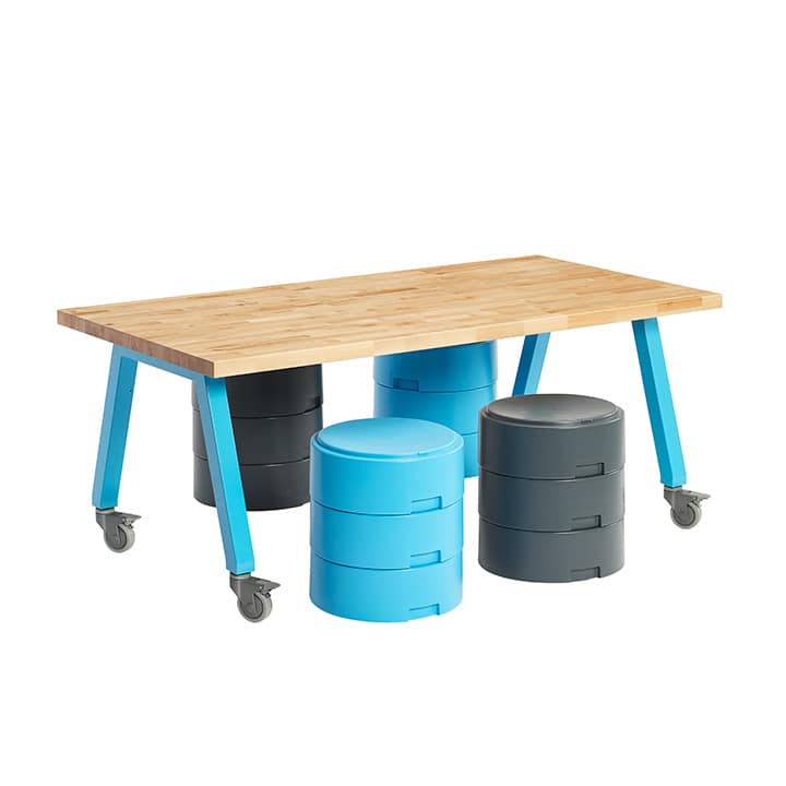 Planner® Studio 36″x72″ Butcher Block Table — Model 25212BUTCHER 36
