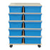 4 Sided Large Bin Storage Towers | Trojan Classroom Furniture Cubby & Multi-Storage Trojan Classroom Furniture 