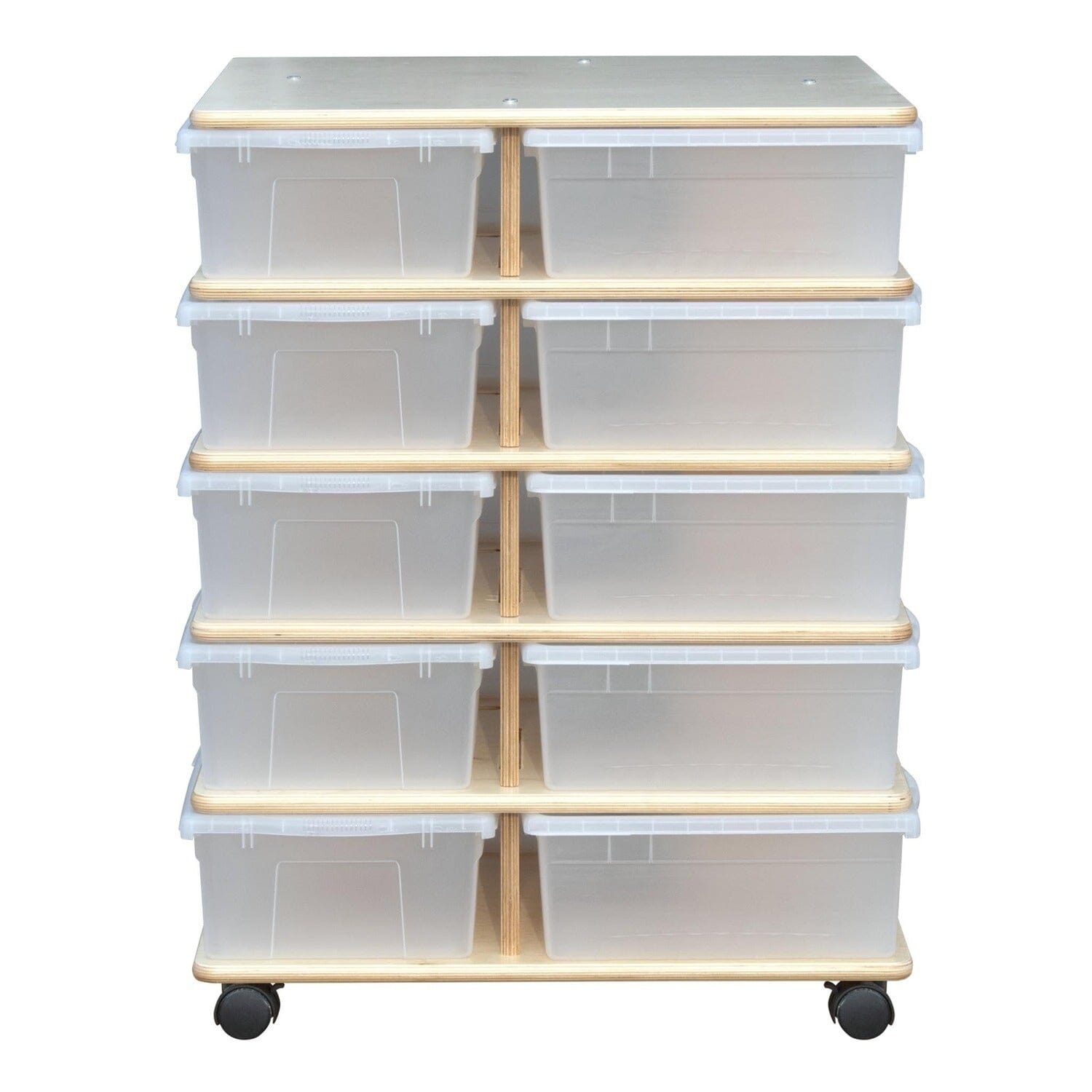 4 Sided Large Bin Storage Towers | Trojan Classroom Furniture Cubby & Multi-Storage Trojan Classroom Furniture 