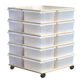 4 Sided Large Bin Storage Towers | Trojan Classroom Furniture Cubby & Multi-Storage Trojan Classroom Furniture 