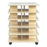 4 Sided Large Bin Storage Towers | Trojan Classroom Furniture Cubby & Multi-Storage Trojan Classroom Furniture 