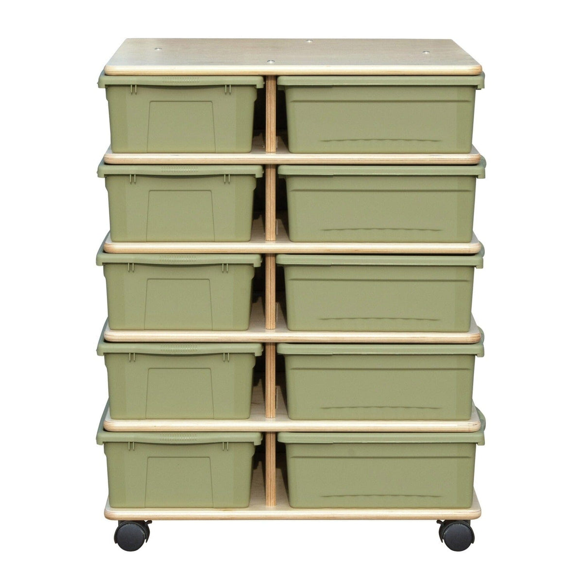 4 Sided Large Bin Storage Towers | Trojan Classroom Furniture Cubby & Multi-Storage Trojan Classroom Furniture 