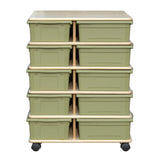 4 Sided Large Bin Storage Towers | Trojan Classroom Furniture Cubby & Multi-Storage Trojan Classroom Furniture 