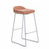 Lilly stool — upholstered seat on white background