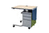 Cascade® Mobile Teacher Workstation — Cascade Mobile Teacher Workstation, Left Cup Holder, Power, & PET Modesty Panel 