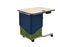 Cascade® Mobile Teacher Workstation — Cascade Mobile Teacher Workstation, Left Cup Holder, Power, & PET Modesty Panel 