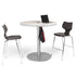 Cafe Table Round Top, Circular Base — 30" Circular Base @ 42" Standing Height, with 36" round top.