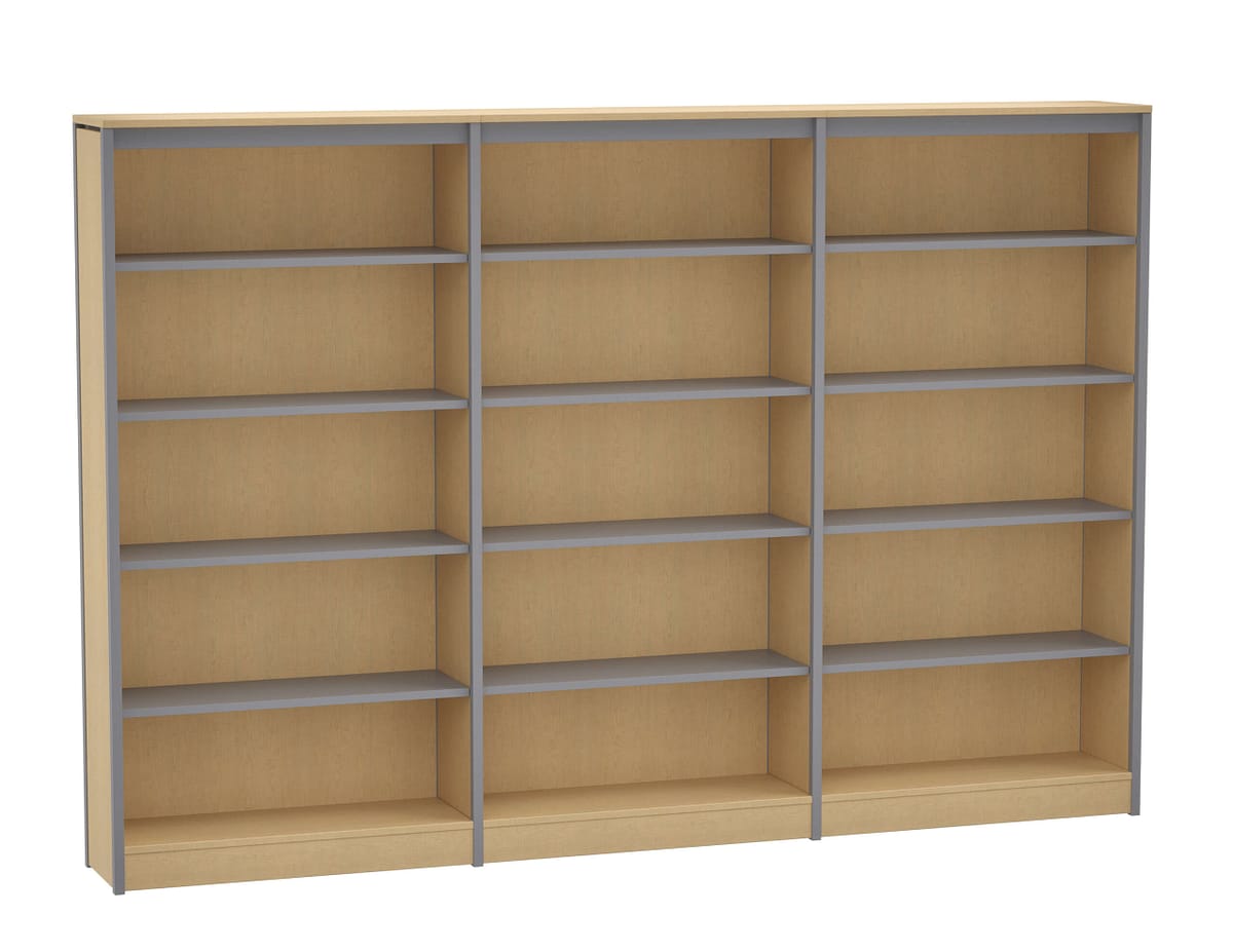 Constellate™ 72″ Library Storage — LB723613S w/ two LB723613A Adder Units shown *Sold Separately*