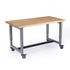 Planner® Studio – 30″ Deep — Model 25256BUTCHER shown.  30x60 Size - Shown with Butcher Block and Optional Footrest.