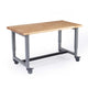 Planner® Studio – 30″ Deep — Model 25256BUTCHER shown.  30x60 Size - Shown with Butcher Block and Optional Footrest.