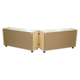 Adjustable 2 Shelf Hinged Units: Low & Deep | Trojan Classroom Furniture Early Learning Tables & Seating Trojan Classroom Furniture 