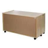Adjustable 2 Shelf Hinged Units: Low & Narrow | Trojan Classroom Furniture Early Learning Tables & Seating Trojan Classroom Furniture 