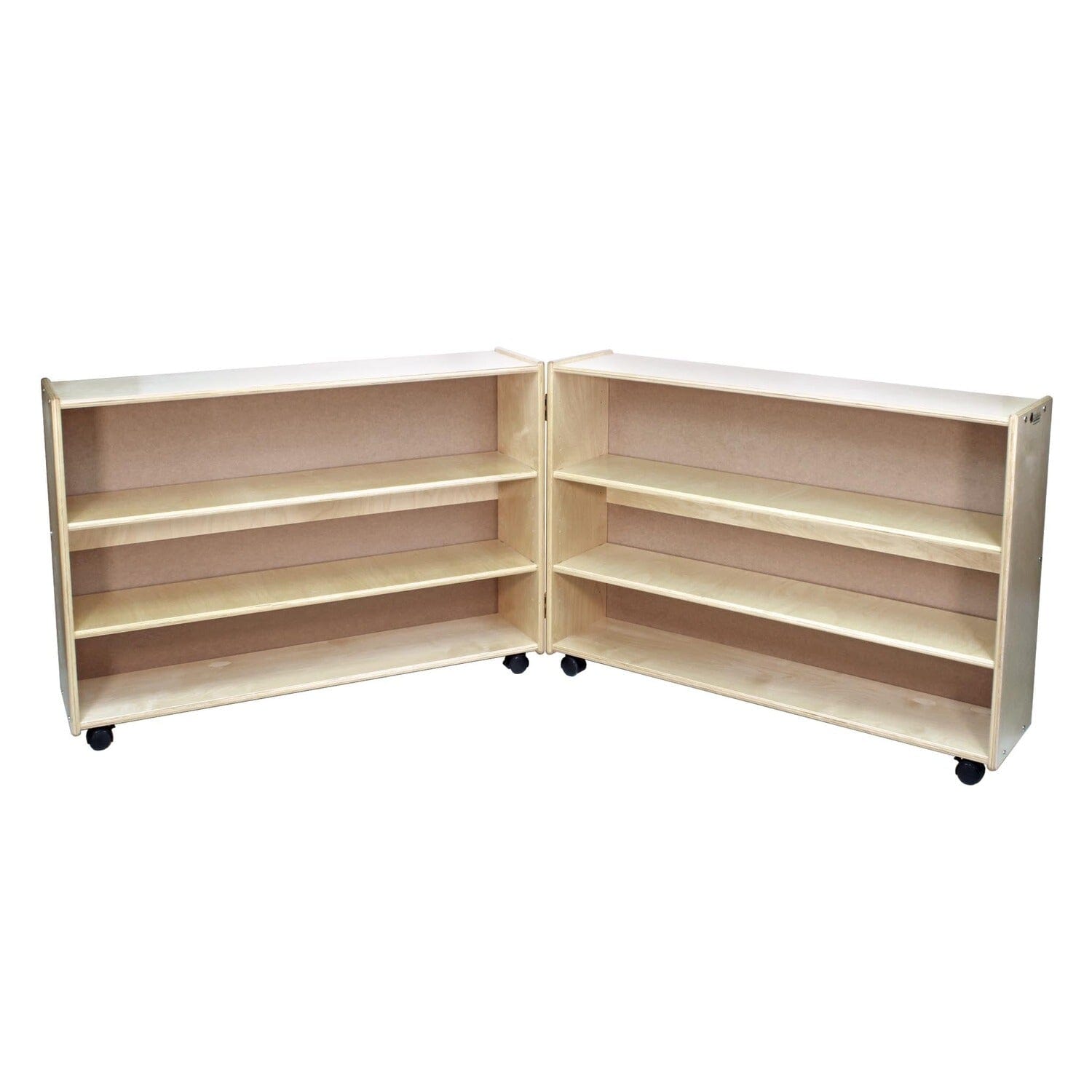 Adjustable 2 Shelf Hinged Units: Tall & Narrow | Trojan Classroom Furniture Early Learning Tables & Seating Trojan Classroom Furniture 