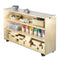 Adjustable 2 Shelf Units: Mid-Height Narrow | Trojan Classroom Furniture Early Learning Tables & Seating Trojan Classroom Furniture 