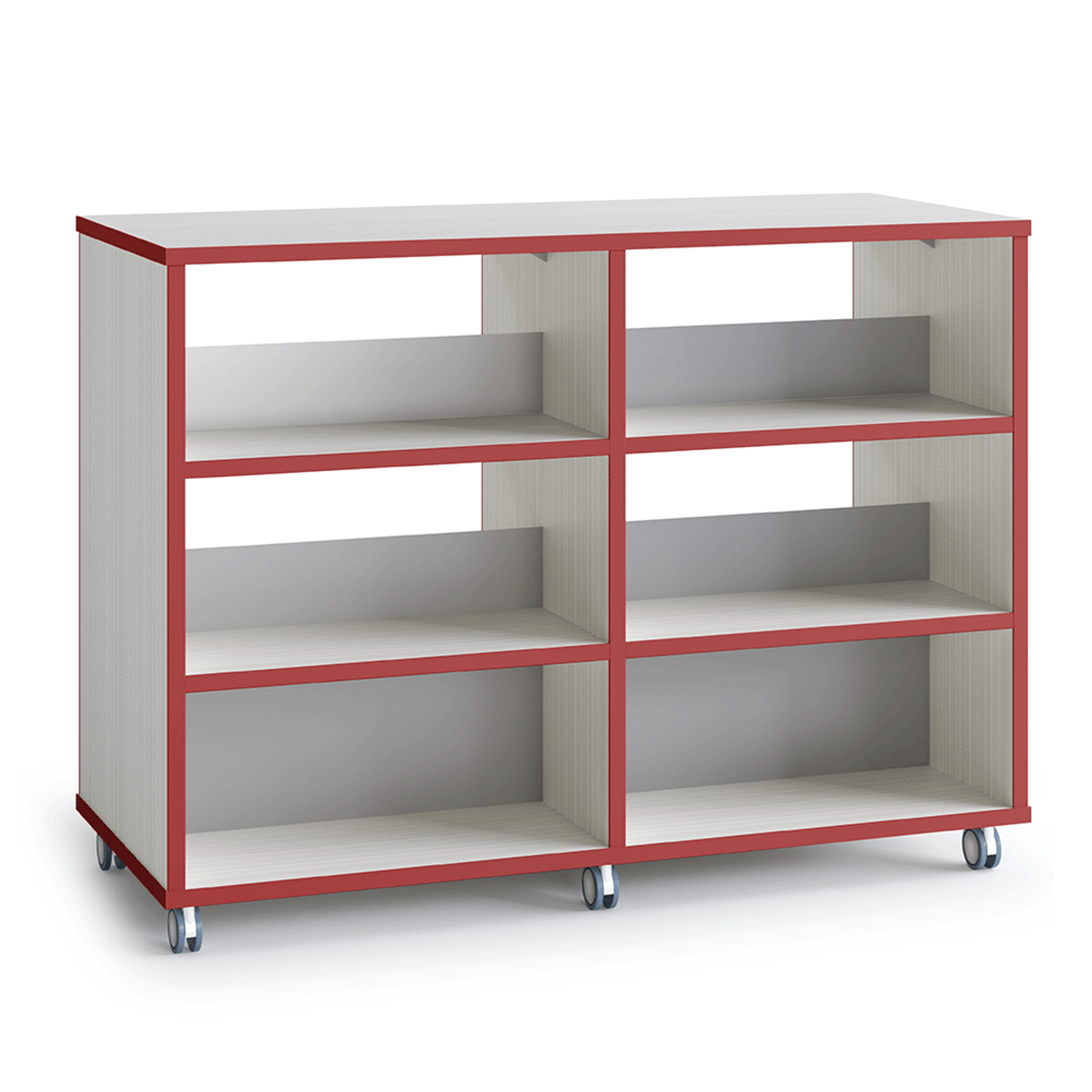 Casework Straight Shelf Mobile 42 DBL High Rise Crimson.png