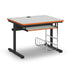 Honor Roll T-Leg Computer Table with CPU holder and keyboard tray, view two