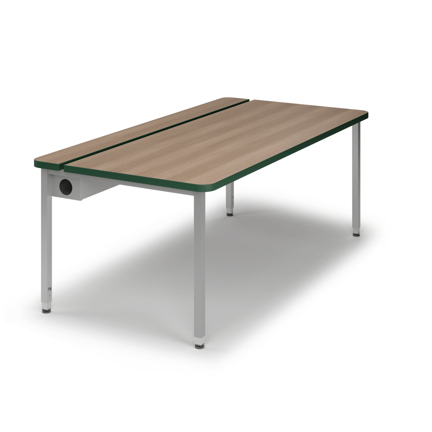 Honor Roll Flip Computer Table, side view