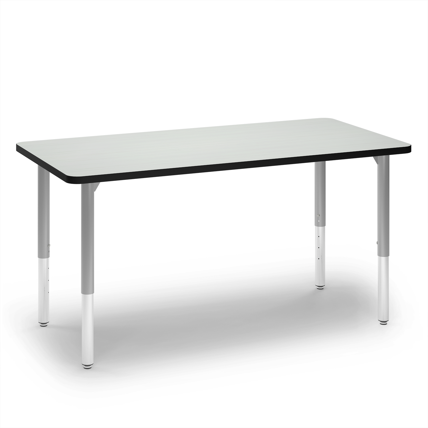 Gray and black rectangular Inspire activity table
