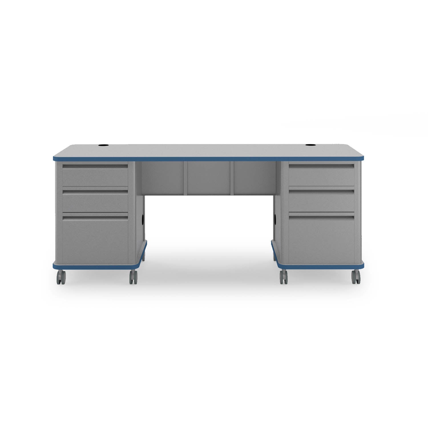 Accelerator teacher desk, front view