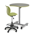 Accelerator sit-stand crescent, 36-inch, with gas-lift chair