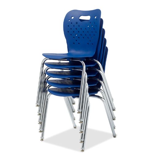Alumni Educational Solutions | Air Four Leg Chair | Glide or Caster Options Stack Chair, Student Chair Alumni Educational Solutions 