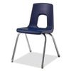 Alumni Educational Solutions | Classic Four Leg Chair | Glide or Caster Options Stack Chair, Student Chair Alumni Educational Solutions 