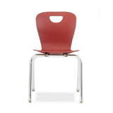 Alumni Educational Solutions | Integrity Four Leg Chair | Glide or Caster Options Stack Chair, Student Chair Alumni Educational Solutions 